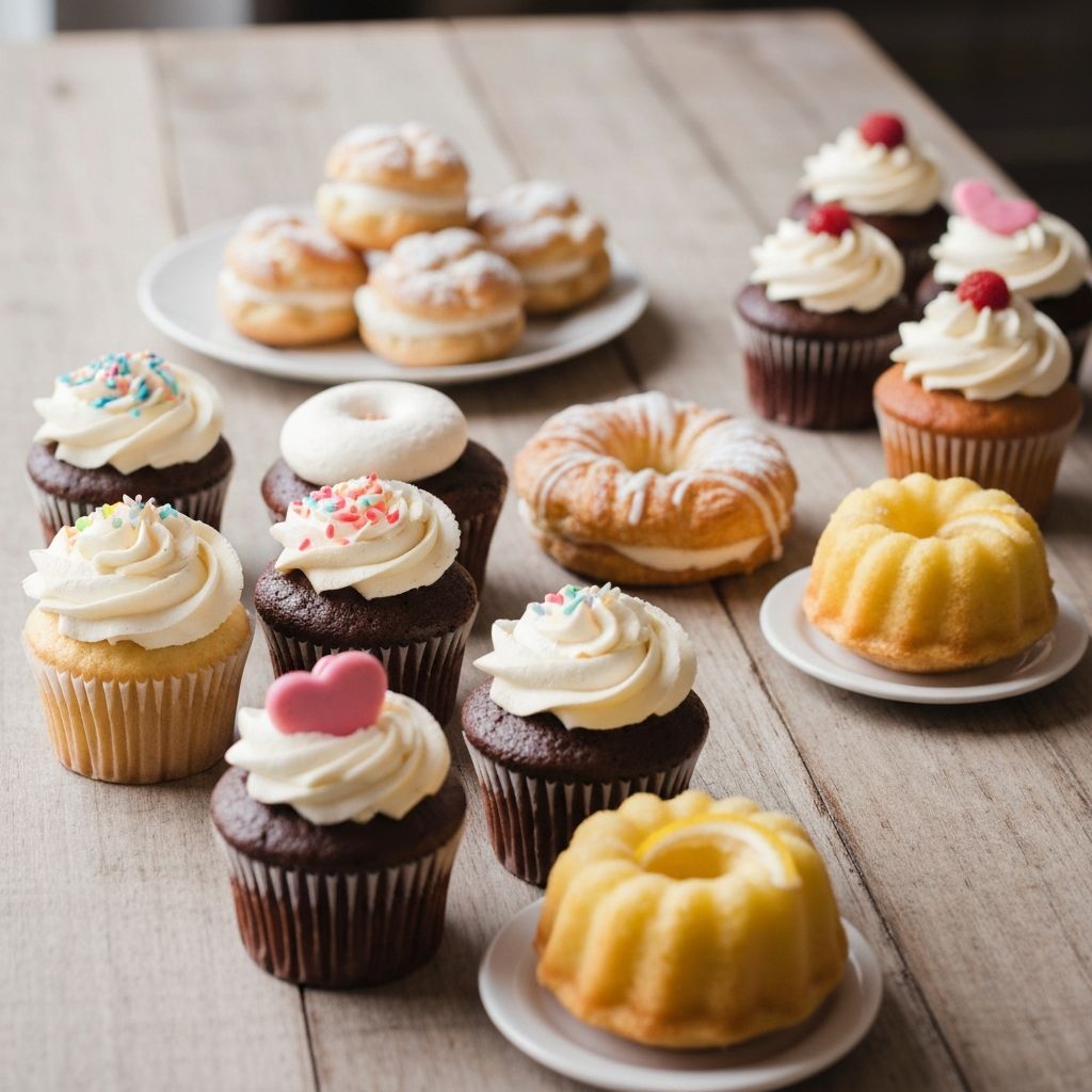 Pastel Bakery Display