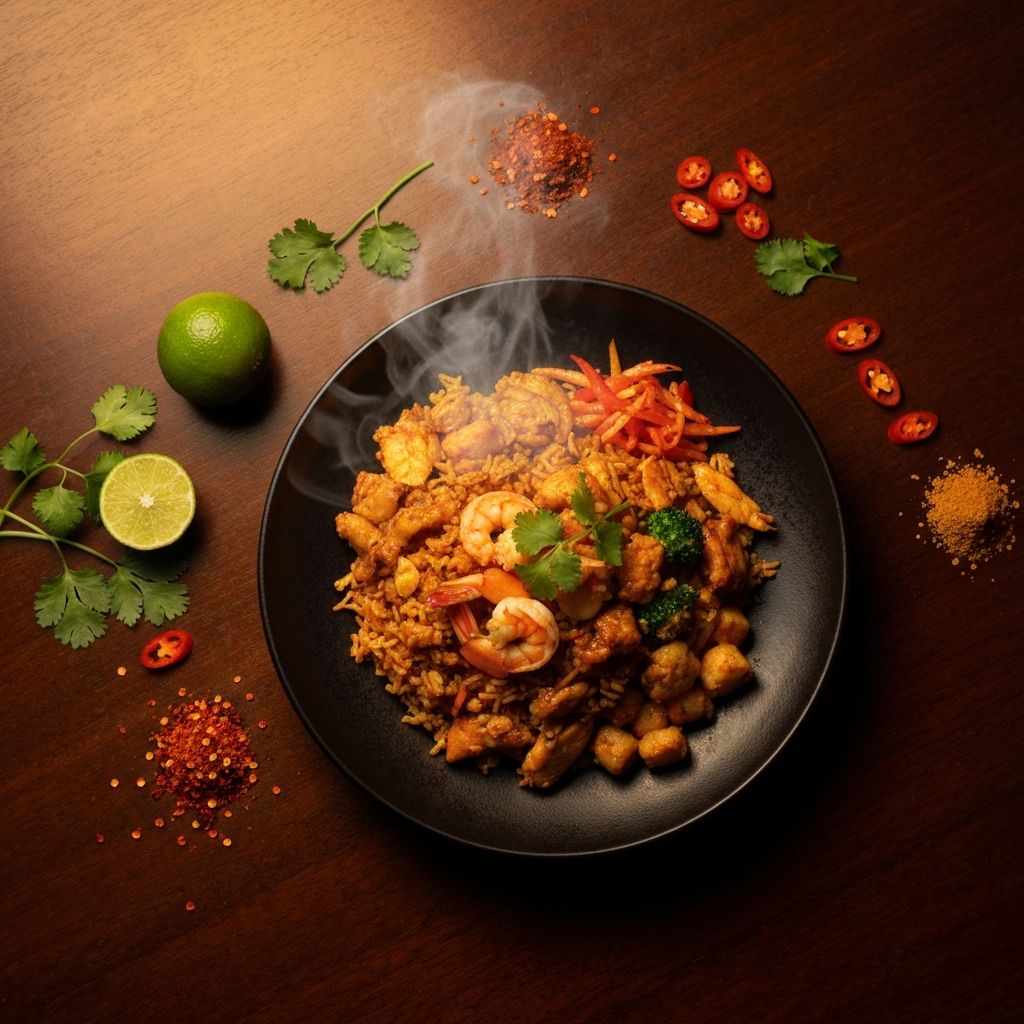 Rustic Malaysian Food Scene