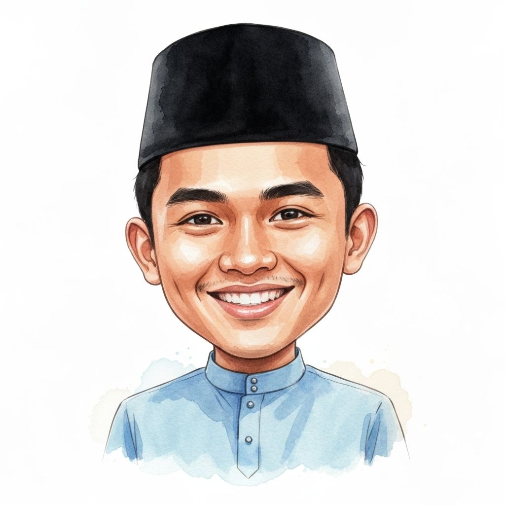 Soft Watercolor Caricature