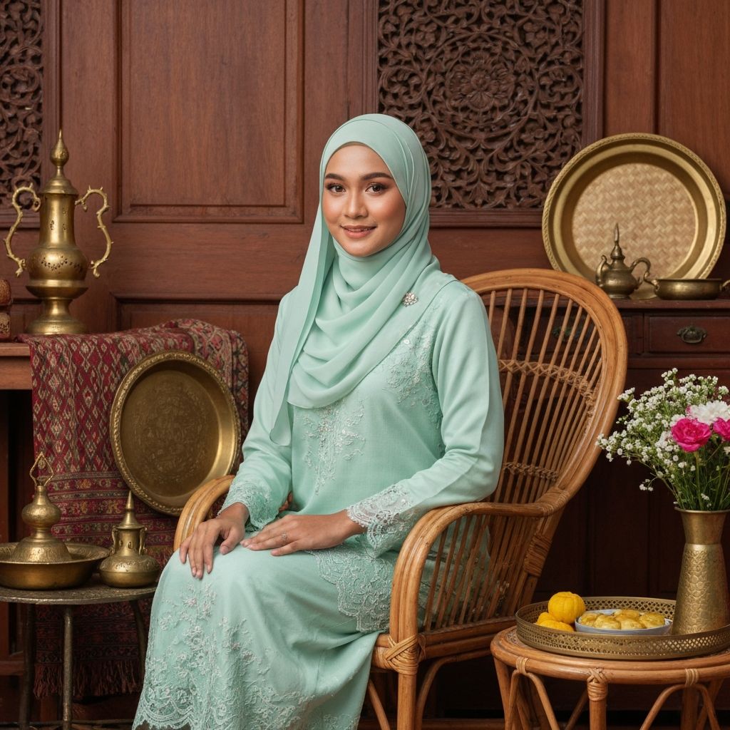 Studio Raya Wanita - Pastel Mint Kebaya